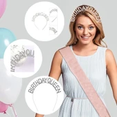 Birthday Queen Yazılı Kraliçe Taç thumbnail 5