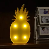 Led Işıklı Ananas Gece Lambası thumbnail 2