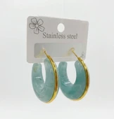 Ocean Marble Vintage Küpe - Kp00689 thumbnail 1