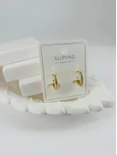 Pirinç Zirkon Küpe - Kp00335 thumbnail 1