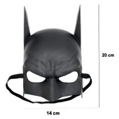 Siyah Çocuk Batman Maskesi Lastikli thumbnail 4
