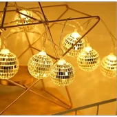 2m 10 Led Pilli Disko Toplu Işık thumbnail 5