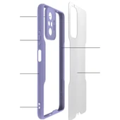 Xiaomi Redmi Note 10 Pro Kılıf Platin Silikon - Mavi thumbnail 2