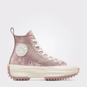 Converse Run Star Hike Unisex Pembe Süet Platform Sneaker thumbnail 1