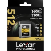 Lexar 512GB Professional CFexpress Type B Gold thumbnail 6