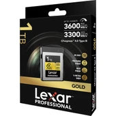 Lexar 1TB Professional CFexpress Type B Gold thumbnail 5