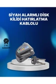 Suya Dayanıklı 110dB Alarmlı Çelik Disk Kilidi thumbnail 1
