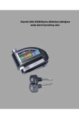 Suya Dayanıklı 110dB Alarmlı Çelik Disk Kilidi thumbnail 4