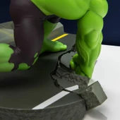 Paladone Marvel - Hulk Diorama Masa Lambası thumbnail 3