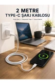 Hızlı Şarj Destekli 2 Metre Type-C Kablo thumbnail 1