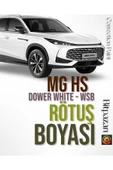 MG HS - Dover White - Beyaz Otomobil Çizik Taş İzi Giderici Rötüş Boyası 20ml thumbnail 1