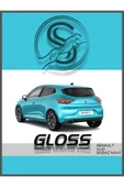 Renault Clio Boğaz Mavisi Rqt - Profesyonel Çizik Ve Taş Izi Giderici Rötuş Boyası 30ml. thumbnail 2