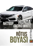 HONDA , CR-V, Jazz, Civic , NH-788P ORCHID WHITE Sedefli Profesyonel Rötüş Boyası 20+20ml. thumbnail 1