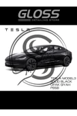 Tesla Model 3 Solid Black (OPAK SİYAH) Pbsb- Profesyonel Rötuş Boyası 30ml. thumbnail 1
