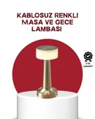 Şarj Edilebilir Led Masa Lambası – Usb Girişli, Metal Yapı thumbnail 1