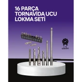 Çok Amaçlı 16lı Bits Uç Seti Dayanıklı Tornavida Adaptör thumbnail 1