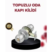 Paslanmaz Çelik Dayanıklı Topuzlu Kapı Kilidi thumbnail 1