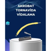 12’li Akrobat Bits Vidalama Seti Esnek Uç Çok Yönlü Kullanım thumbnail 1