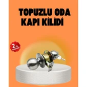 Mat Renk Topuzlu Kapı Kilidi – Giriş Tipi thumbnail 1