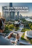 Katlanabilir Profesyonel Görünümlü Kamera Drone thumbnail 1