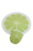 Limon Desenli Kore Yelpaze thumbnail 2