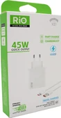 45W hızlı şarj adaptörü ve TYPE-C kablosu seti thumbnail 1