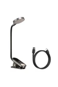 Baseus Baseus Comfort Reading Mini Klipsli Led Masa Lambası Siyah thumbnail 1