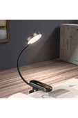 Baseus Baseus Comfort Reading Mini Klipsli Led Masa Lambası Siyah thumbnail 3