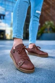 Ch191 - Ckt Side Buckle Erkek Ayakkabı Taba thumbnail 2