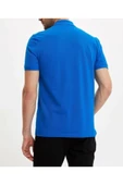 NACAR STORE Erkek Mavi Polo Yaka Slimfit Basic Tshirt thumbnail 2