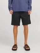 Jack&Jones 12274983 Erkek Sort - Siyah thumbnail 4
