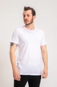 NACAR STORE Erkek Beyaz  Basic T-shirt thumbnail 1
