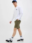 Jack&Jones 12274983 Erkek Sort - Haki thumbnail 1