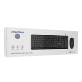 Emachines, Eak9821S, Siyah, Usb Kablolu, Türkçe Q, Klavye Mouse Set thumbnail 5