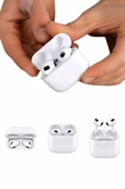 3.Nesil İOS Android Uyumlu Bluetooth 5.0 Beyaz Çağrı Cevaplama thumbnail 3