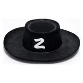 Zorro Şapka Maske Set Yetişkin thumbnail 3