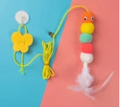 Elastik Kendinden Yapışkanlı Solucan Kedi Oltası thumbnail 3