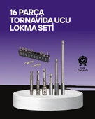 Çok Amaçlı 16lı Bits Uç Seti Dayanıklı Tornavida Adaptör thumbnail 1