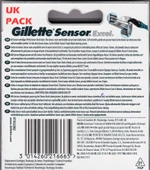 Gillette Sensor Excel – 50 adet (5 x 10 paket) thumbnail 3