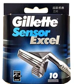 Gillette Sensor Excel – 50 adet (5 x 10 paket) thumbnail 1