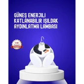 USB ve Solar Şarjlı Katlanabilir 5 Taraflı LED Lamba thumbnail 1