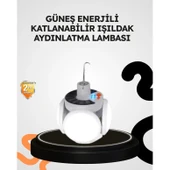 Güneş Enerjili Katlanabilir 5 Kanatlı Solar Bahçe Lambası thumbnail 1