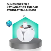 Pratik Katlanabilir Solar LED Aydınlatma Lambası thumbnail 1