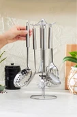 Karaca Apricot Chef 7 Parça Standlı Servis Seti thumbnail 2