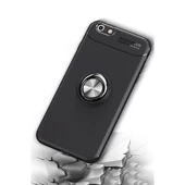 Apple İphone 6 Kılıf Range Yüzüklü Silikon - Kırmızı thumbnail 7