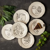 Karaca Face 6 Kişilik Pasta Takımı 21 cm thumbnail 3