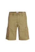 Jack&Jones 12274389 Erkek Sort - Toprak thumbnail 1