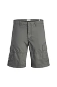 Jack&Jones 12274389 Erkek Sort - Haki thumbnail 1