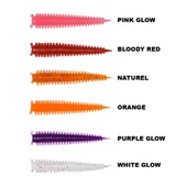 RYUJI JELLY WORM 4CM, 18AD. White Glow thumbnail 1