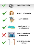 ÜÇLÜ KÜPE SETİ YONCA, HALKA VE TAŞLI ÇELİK thumbnail 5